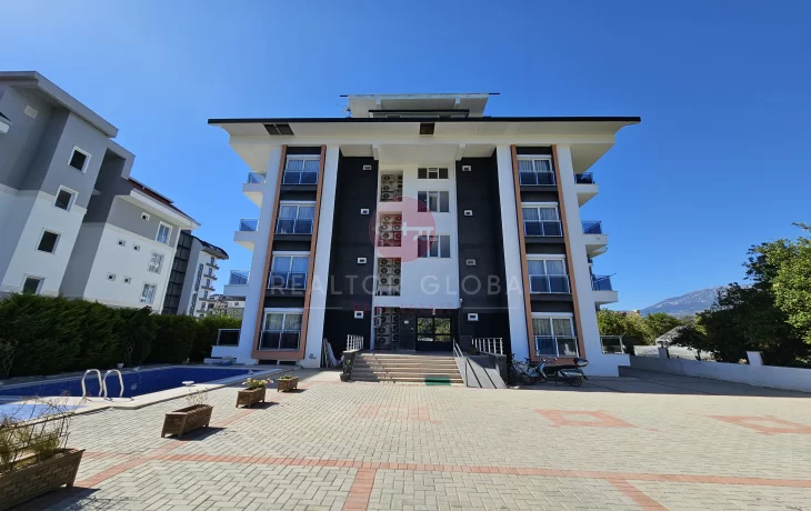 Modern Alanya Demirtaş 1+1 Havuzlu ve Spor Salonu Olan Satılık Daire