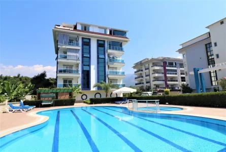 Well Located and Fully Furnished Two Bedrooms For Rent in Alanya