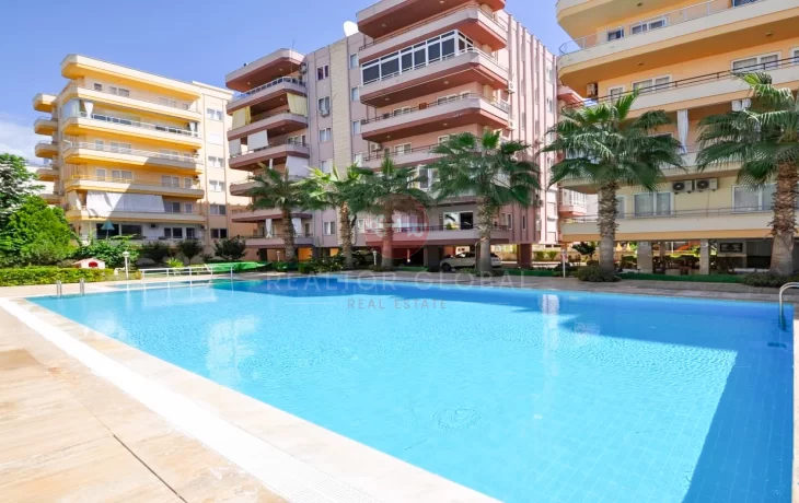 Seafront Two Bedroom Furnished Apartment For Rent in Alanya!
