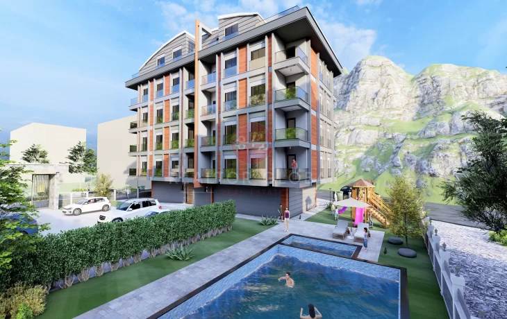Upper-class Social Area With Comfortable Life, Apartments for Sale in Antalya