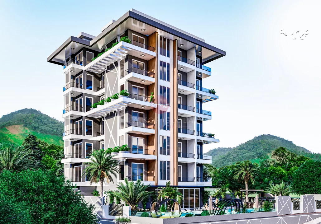 3rd Project of Our Exclusive Suites Series, Panoramic Sea View Apartments For Sale in Alanya