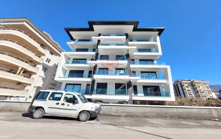 Apartment for Rent in Alanya With Stylish and Clean Lines of Modern Architecture
