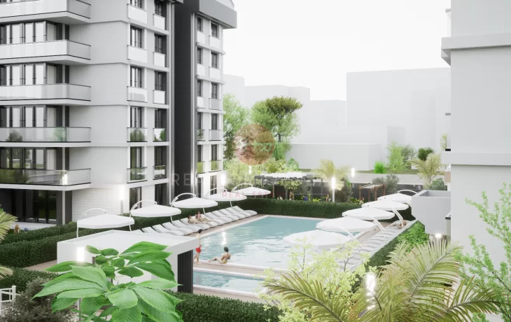 Luxury And Comfortable Living Opportunity In The Project Of Apartments for Sale In Antalya