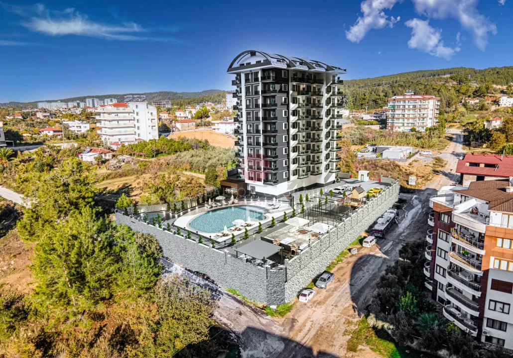 Ratenzahlung und geringe Anzahlung! - Luxus mit den zum Verkauf stehenden Wohnungen in Alanya