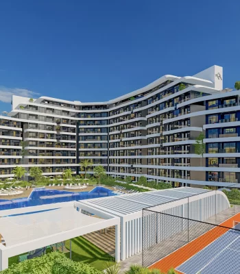 Kunstwerkprojekt mit rentablen Immobilienwohnungen zum Verkauf in Antalya