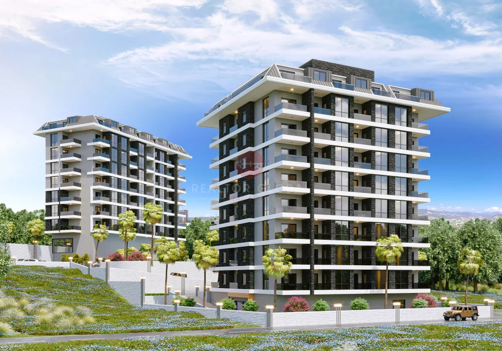 Moderne und geräumige Immobilienwohnungen zum Verkauf in Alanya