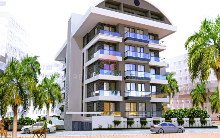 Apartments For Sale in Alanya,Nestled in A Desirable Location Close To Beaches