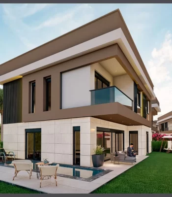  Staatsbürgerschaftsmöglichkeit mit einer Villa mit fünf Schlafzimmern zum Verkauf in Antalya