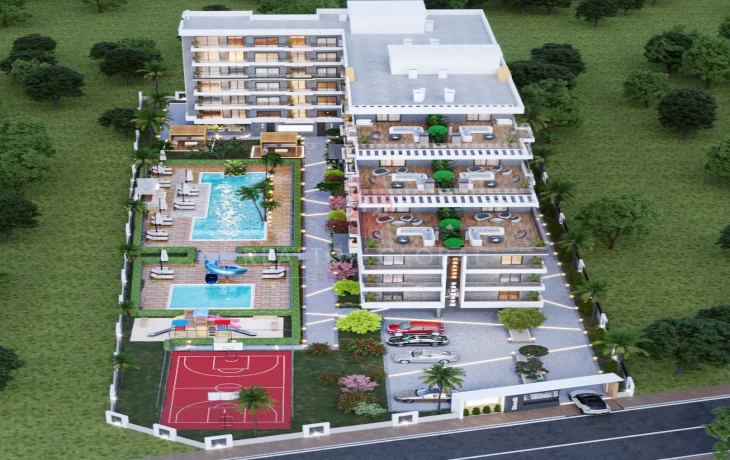 Wohnung zum Verkauf in Antalya, die Ihr Leben mit dem Strand integriert