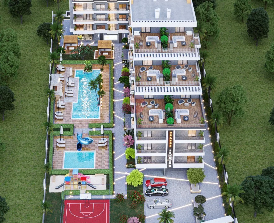 Wohnung zum Verkauf in Antalya, die Ihr Leben mit dem Strand integriert