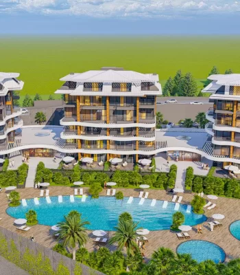 Wohnungen zum Verkauf in Alanya Nähe zu den Stränden mit wunderschönen Grundrissen