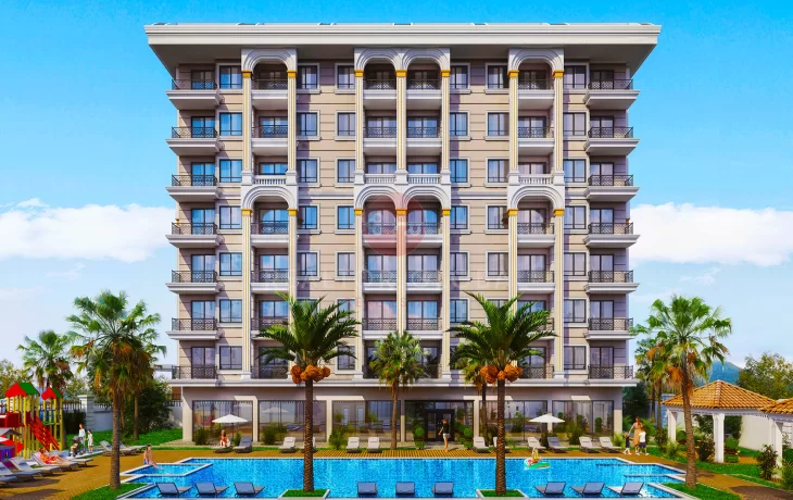 A Comfortable Life Suitable for Citizenship with an Apartment for Sale in Alanya
