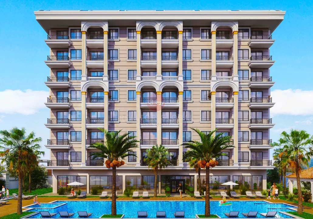 A Comfortable Life Suitable for Citizenship with an Apartment for Sale in Alanya