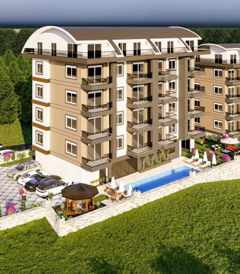 Investition und hohes Potenzial! Neue Wohnanlage - Wohnungen zum Verkauf in Alanya