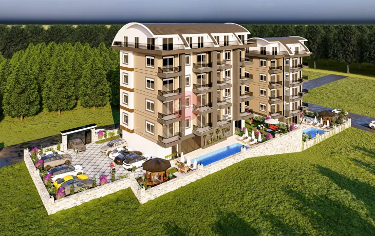 Investment and High Potential! New Residential Complex - Apartments For Sale in Alanya