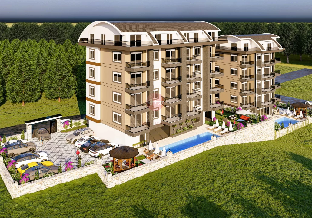 Investment and High Potential! New Residential Complex - Apartments For Sale in Alanya