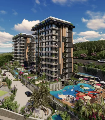 Erhalten Sie die türkische Staatsbürgerschaft mit Luxuswohnungen zum Verkauf in Alanya