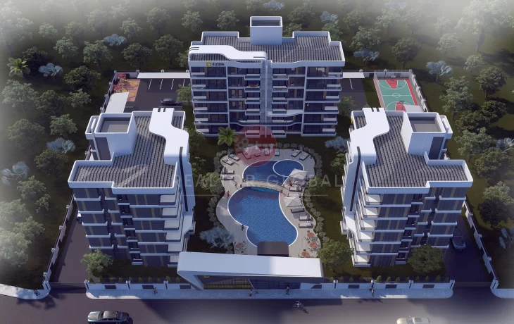 Master Piece Well-Decorated Apartments For Sale in Antalya