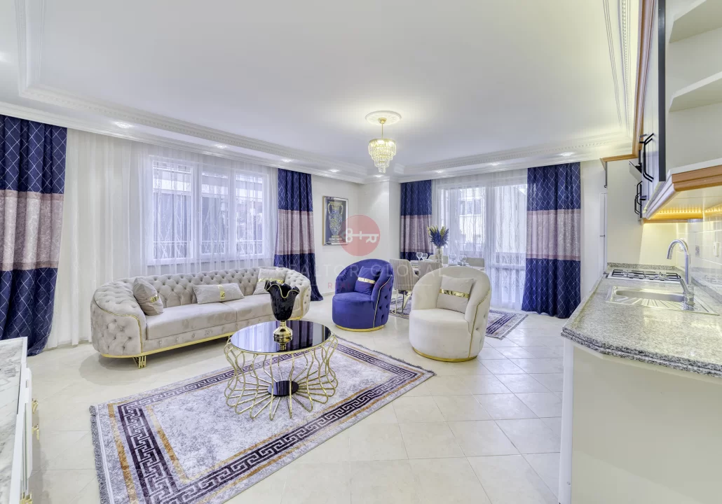 An Ideal Location 250 Meters To The Beach! Exclusive Two Bedrooms Apartment For Sale in Alanya