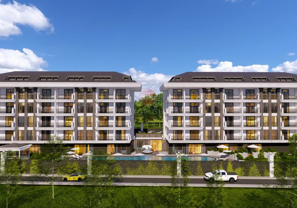 Real Estate Investment Close To The Sea Modern Apartments For Sale in Alanya