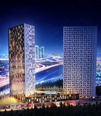 A Luxury Life Opportunity Suitable for Citizenship with Apartments for Sale in Istanbul