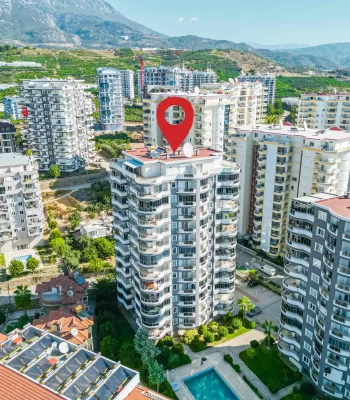Located on The Third Floor With Lots of Sunlight 2 Bedroom Apartment For Sale in Alanya