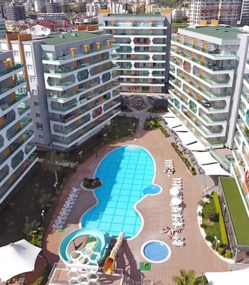 Completely Modern Structure and Has All Features One Room Apartment for Sale in Alanya