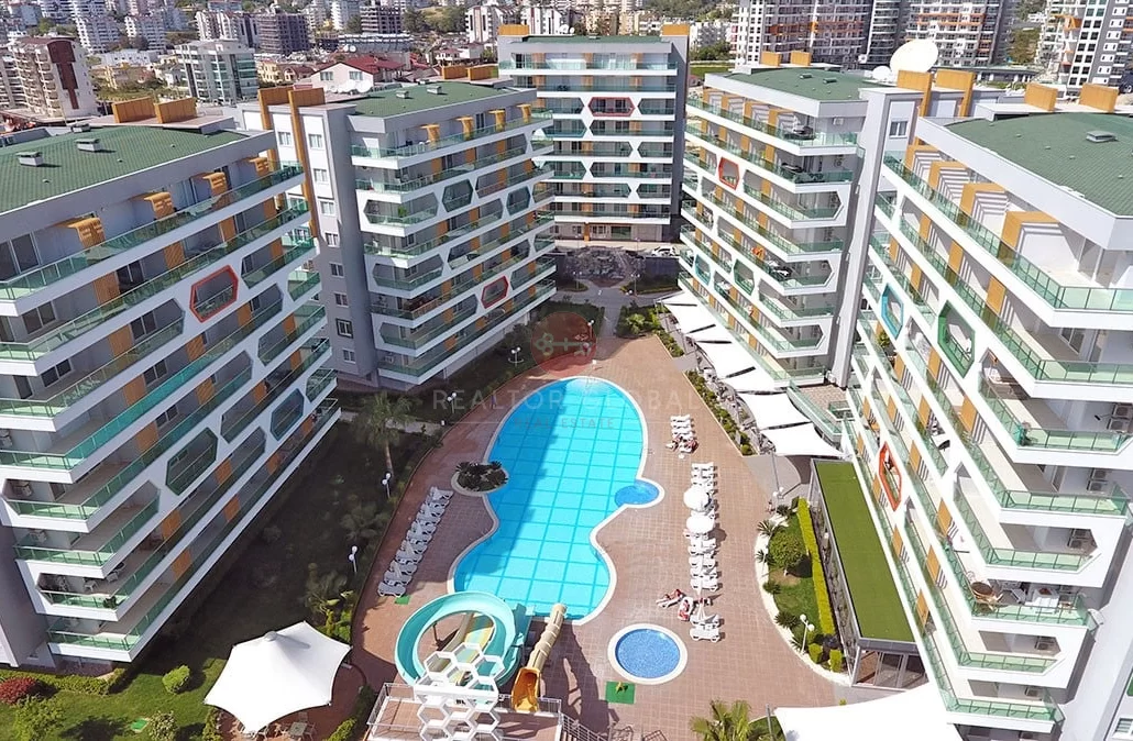 Völlig moderne Struktur und hat alle Funktionen Ein-Zimmer-Wohnung zum Verkauf in Alanya