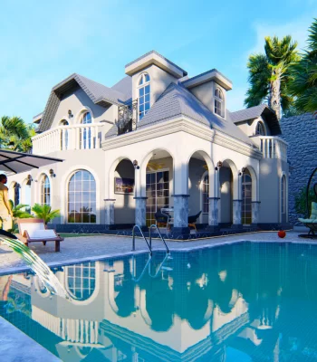 Villa For Sale in Alanya For Connoisseurs of Own Comfort - Citizenship Opportunity