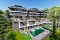 Ein neues Projekt mit zwei Optionen zum Verkauf von Wohnungen in Alanya