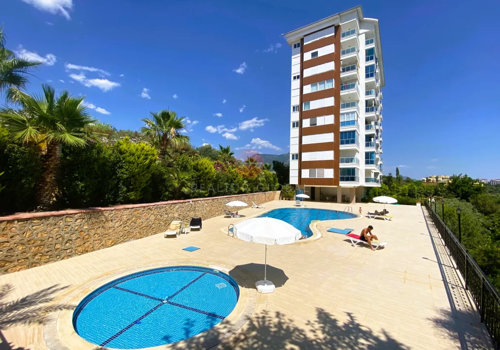 Step Into a Quiet Life With Seamlessly Blended Furniture Colors At The Apartment For Sale in Alanya