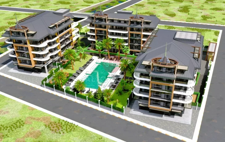 Apartments For Sale in Alanya Available for Payment in Installments