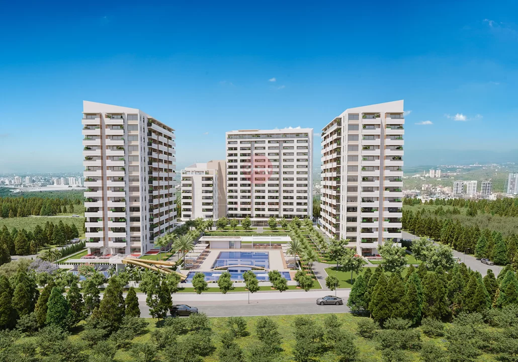 Apartments For Sale in Mersin in installments With Citizenship Opportunity