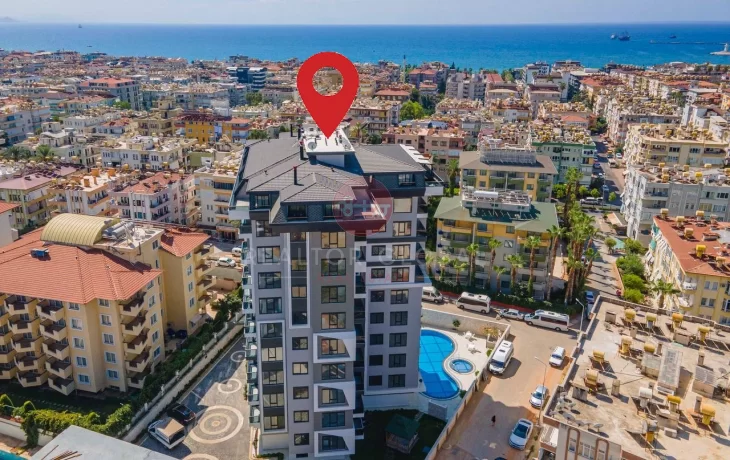 Alanya Merkez'de Satılık Daireler Denize Yürüme Mesafesinde