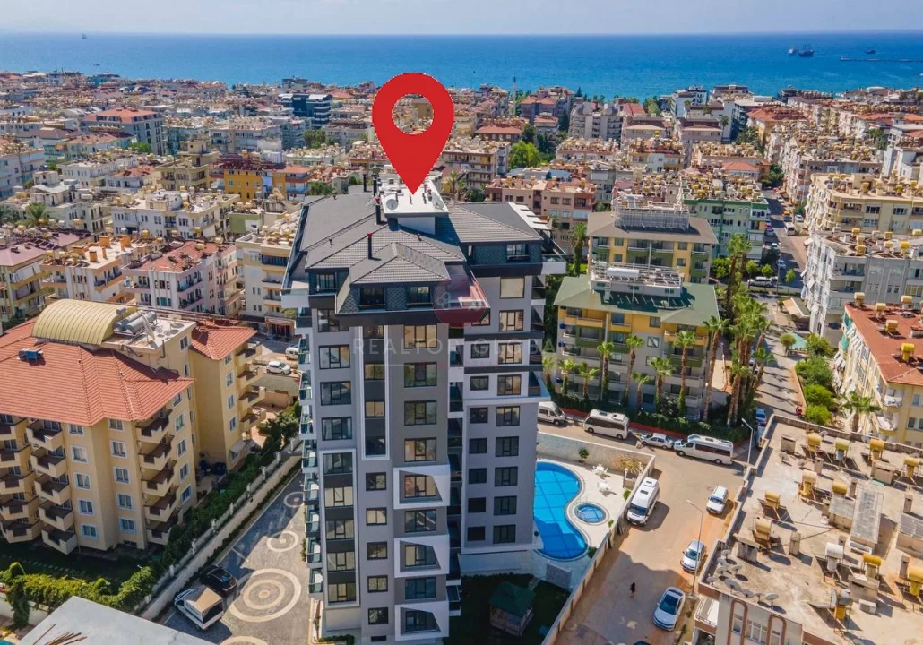 Alanya Merkez'de Satılık Daireler Denize Yürüme Mesafesinde