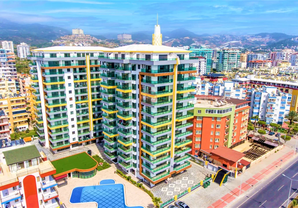 Beachfront One-Bedroom Apartment For Sale in Alanya