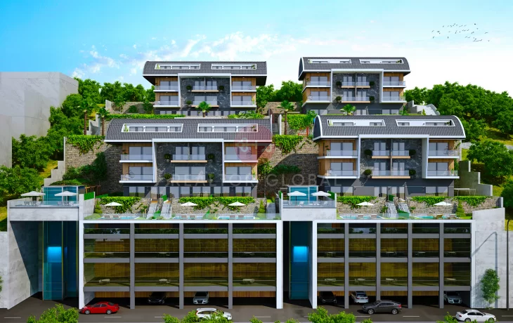 Alluring Interiors And Entertainment, Opportunity To Own Modern Apartments For Sale in Alanya