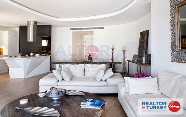 Super sea view apartment for sale at Türkbükü/Bodrum