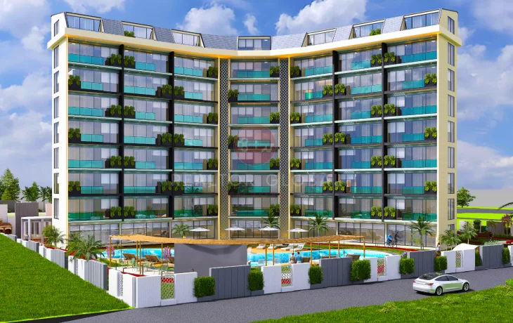 Modern And Elegant Near The Beaches Apartments For Sale in Alanya