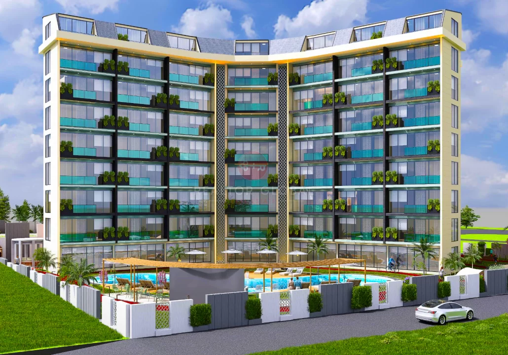 Modern And Elegant Near The Beaches Apartments For Sale in Alanya