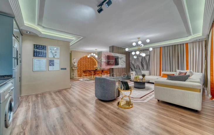 Warm And Luxurious Interiors, A Furnished Apartment For Sale in Alanya