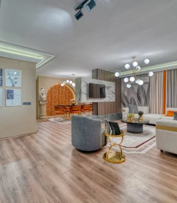 Warm And Luxurious Interiors, A Furnished Apartment For Sale in Alanya