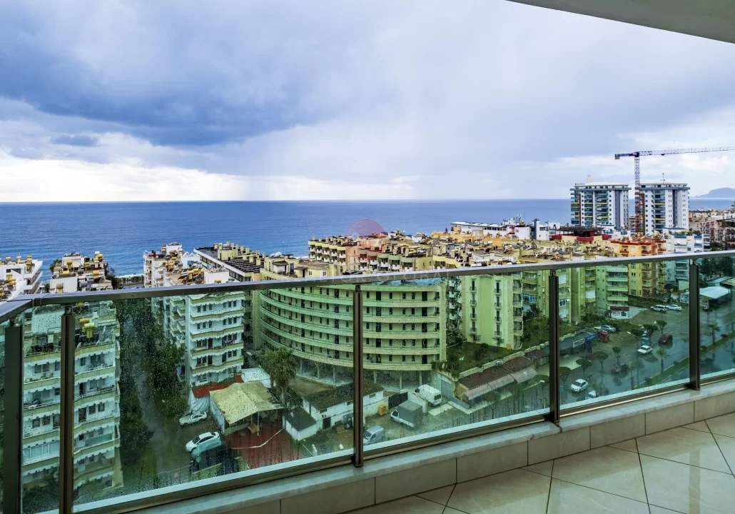 Splendid Sea Vistas, A Furnished Two-Bedroom Apartment For Sale in Alanya