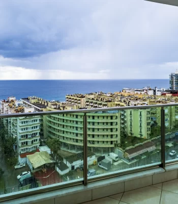 Splendid Sea Vistas, A Furnished Two-Bedroom Apartment For Sale in Alanya