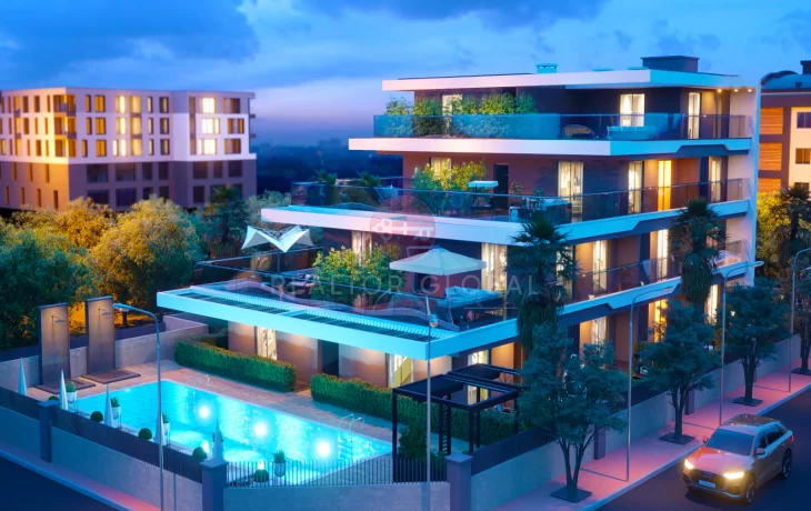Own A Home Located in A Strategic Location, A Modern Apartment For Sale in Antalya
