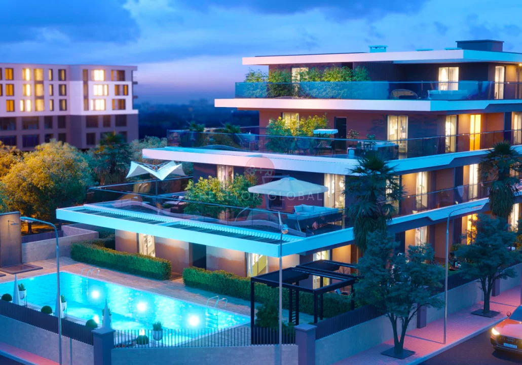 Own A Home Located in A Strategic Location, A Modern Apartment For Sale in Antalya