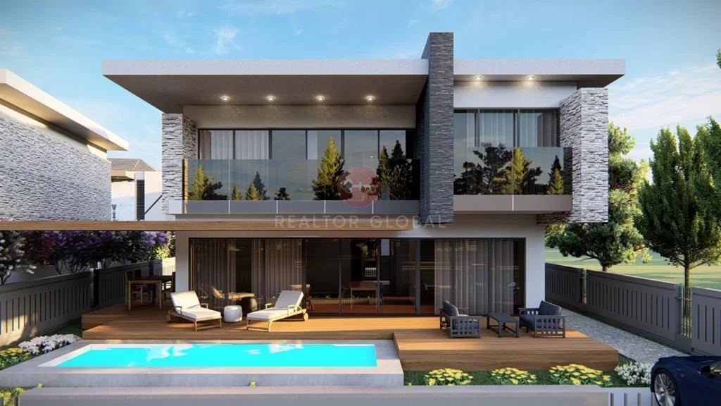 Turkish Citizenship, A Luxury Four-Bedroom Villa For Sale in Antalya