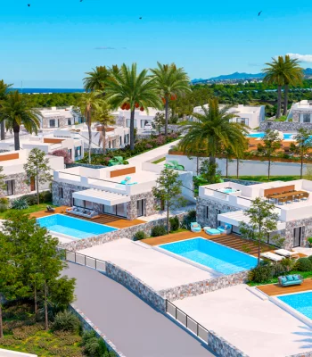 Only 700m To The Marvelous Beaches, Modern Villas For Sale in Northern Cyprus
