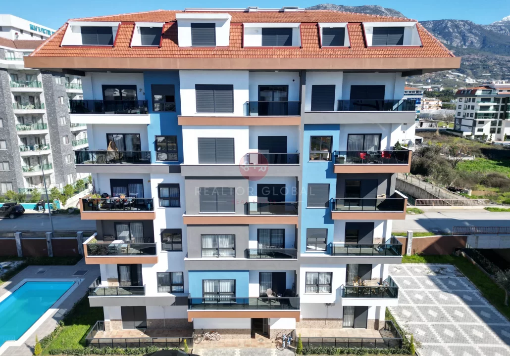 Alanya'da Satılık Daireler Bütün Eşyalı ve Deniz Manzaralı