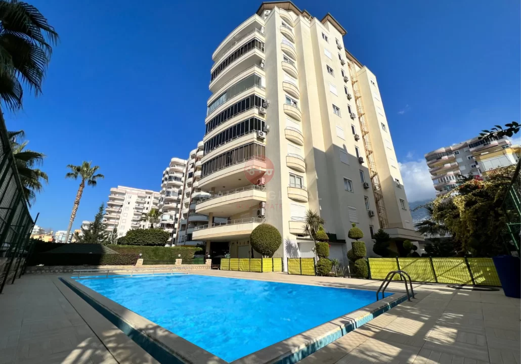 Close To The Beaches, A Furnished Two-Bedroom Apartment For Sale in Alanya